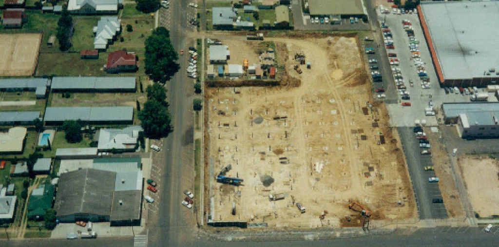 PROGRESS: The site of the $35 million Rose City Shoppingworld development in 1996.